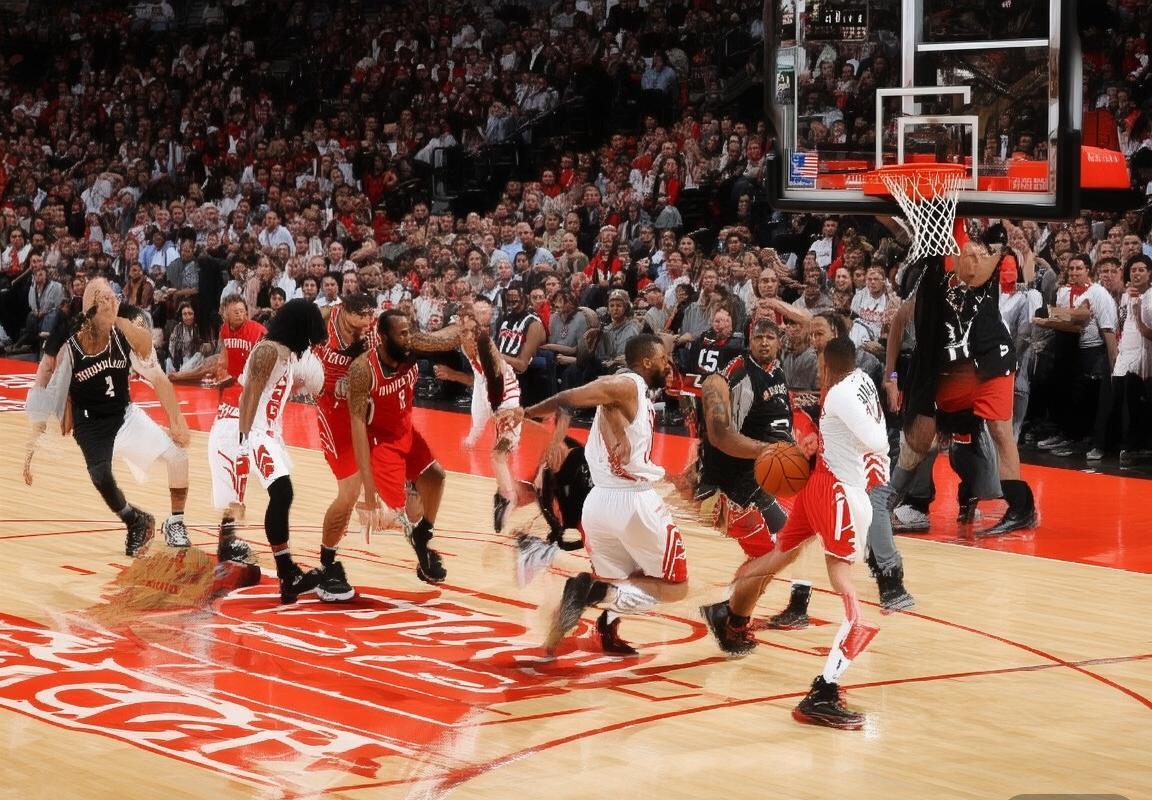 NBA焦点战：火箭118-113险胜篮网 火花四溅精彩回顾(图4)